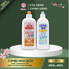 Combo nhà sạch Elmie - Nước lau nội thất và nước rửa nhà tắm
