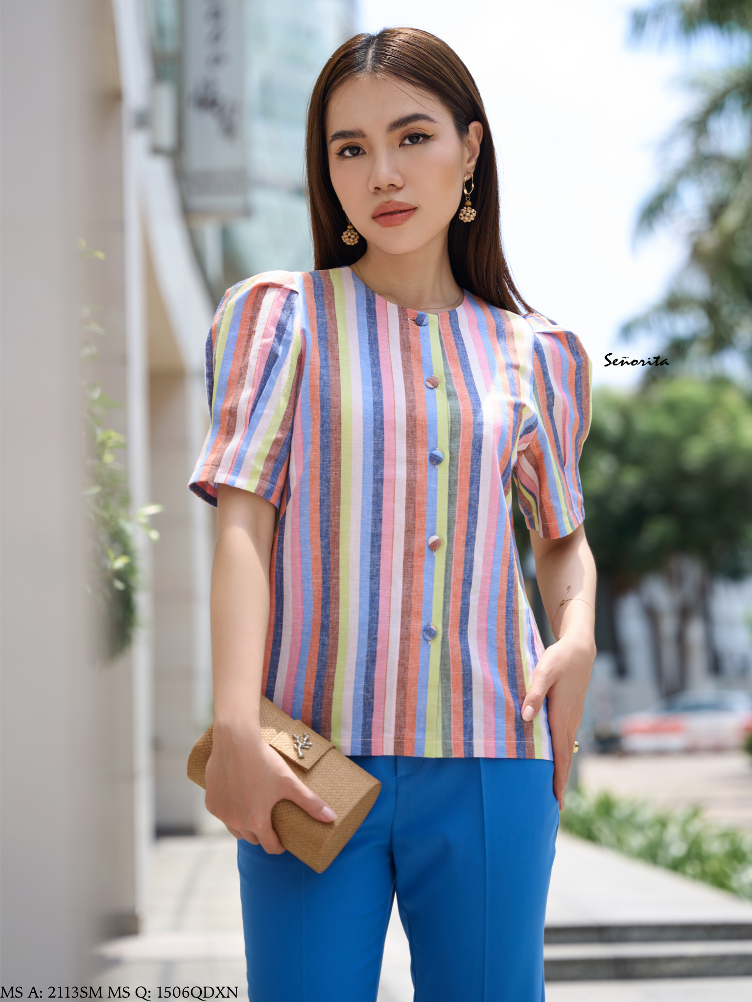  Quần tây căn bản xanh_1506QDXN_Senorita 