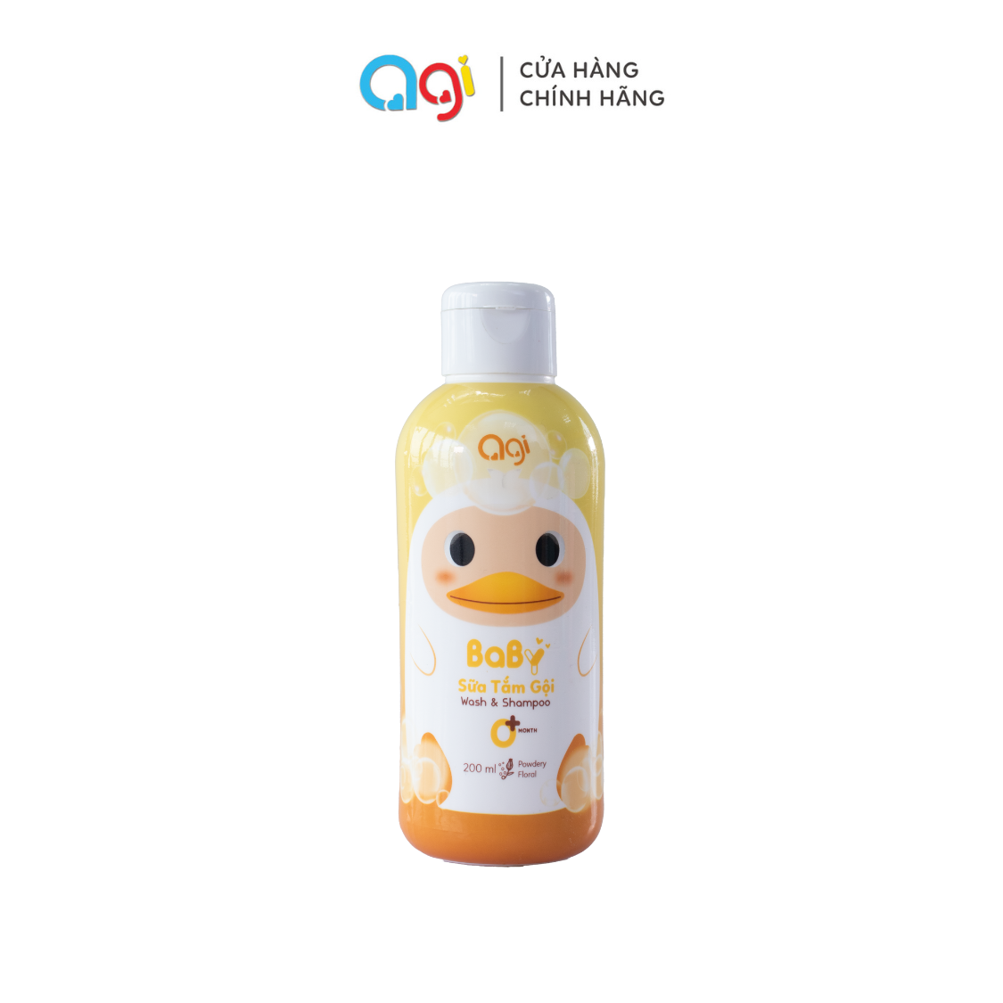 Sữa tắm gội Agi 200ml ( Phấn ) - BAO BÌ MỚI 