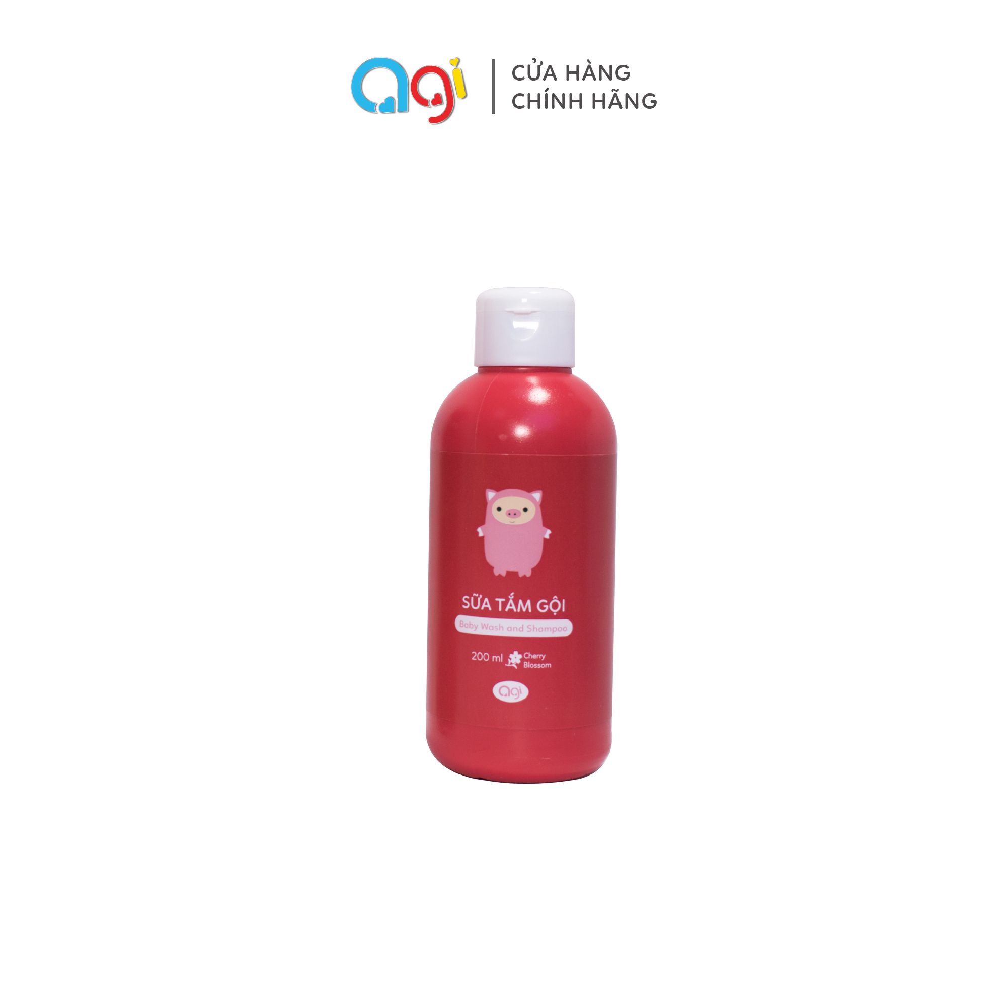  Sữa tắm gội Agi 200ml ( Hoa anh đào ) 