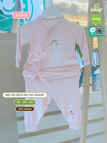 Bộ DTCL Lullaby petit NH213V ngựa hồng size 1 - 3 tháng 