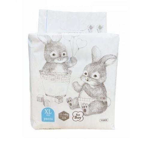  Bỉm quần Momo Rabbit boy size XL22 (11-14kg) 