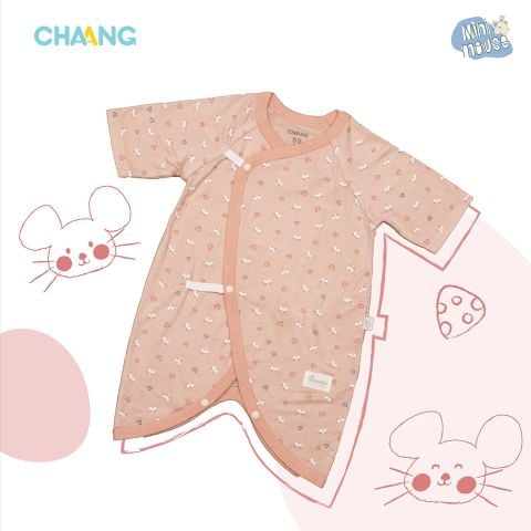  Body Yukata chuột hồng 0-3M Chaang 