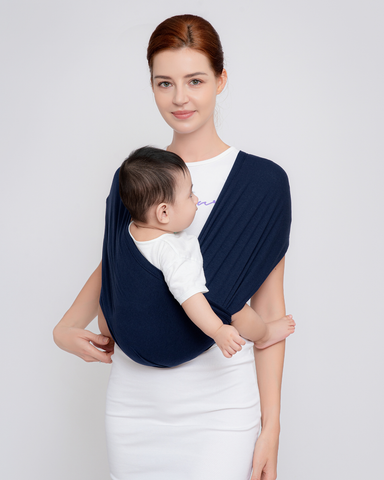  Địu vải EmBé Sling Plus Navy 