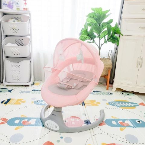 Nôi đưa Umoo UM1357 màu hồng