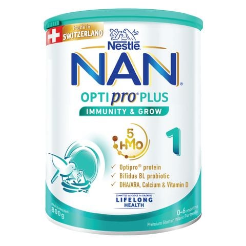  Sữa Nan Optipro Plus 5-HMO số 1 800g (0-6M) 