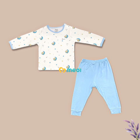  Bộ CVDT hình họa tiết Avaler (xanh-hồng-ghi) size 6m-4Y 22AVH06 