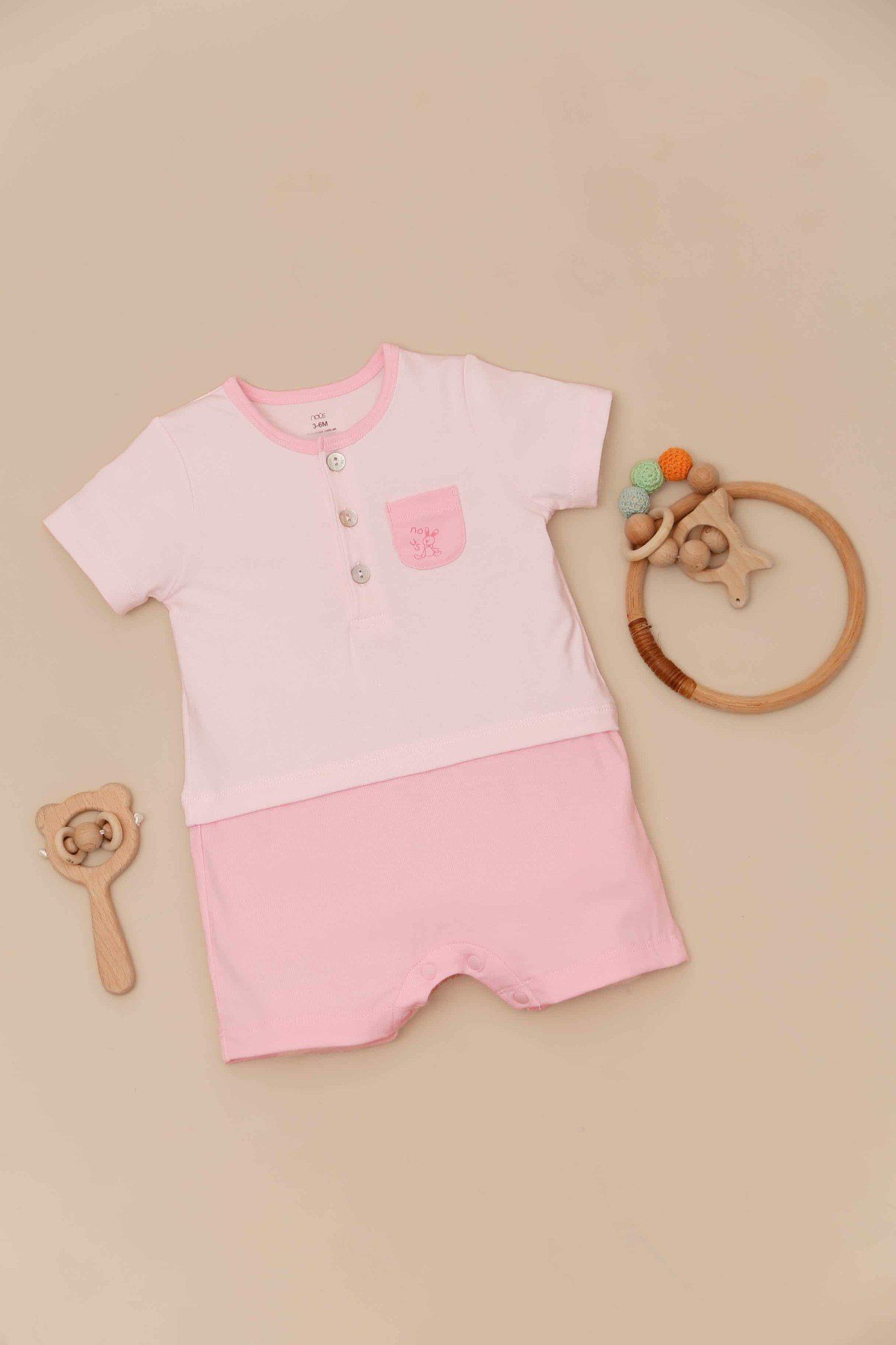  Nous body cộc petit hồng trơn 