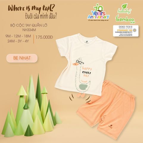  Bộ cộc tay quần lỡ NH334M Lullaby 