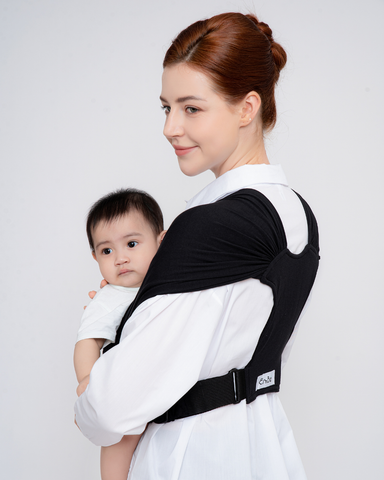  Địu vải EmBé Sling Plus Black 