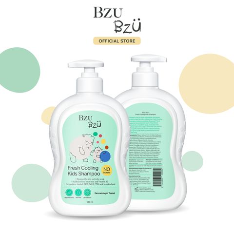 Dầu gội mát lạnh Bzu Bzu 600ml 4Y+ 