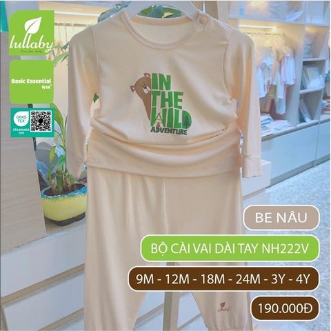  Bộ DTCV Lullaby petit NH222V be nâu 