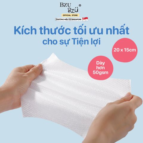  Khăn ướt dịu nhẹ Bzu Bzu 30 tờ 0M+ 