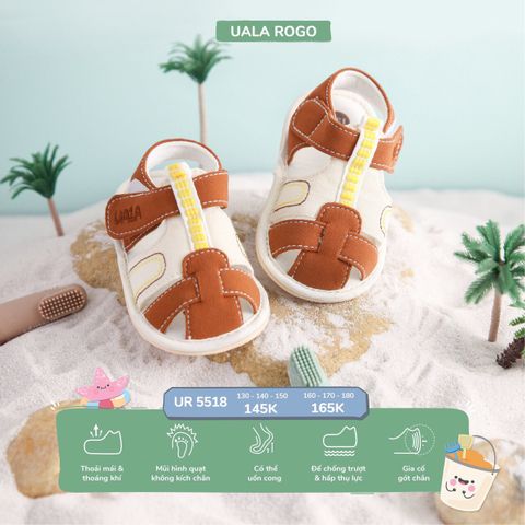  Dép tập đi Uala Rogo quai đan hình thang 5518 