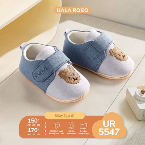  Giày tập đi Uala Rogo 5547 hình gấu 