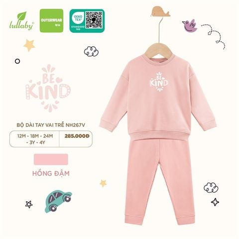  Bộ DT vai trễ Lullaby nỉ da cá NH267V 