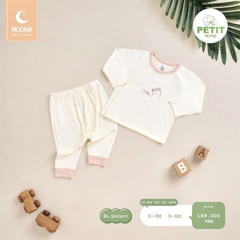  Bộ DTCL Moon petit DL2023011 gấu be 3-6m 