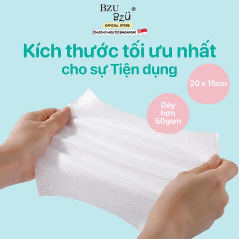  Khăn ướt kháng khuẩn Bzu Bzu 80 tờ 0M+ 