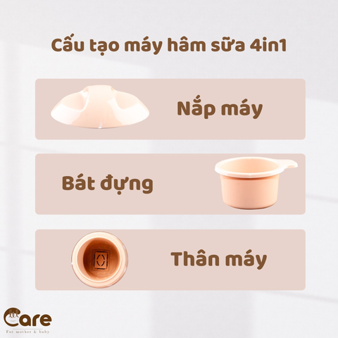  Máy hâm sữa 4in1 Little Care hình nấm 