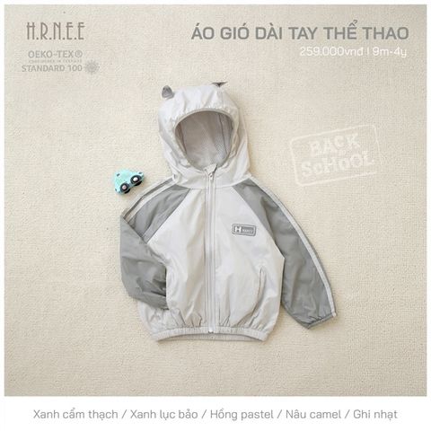  Áo khoác Hrnee gió thể thao 