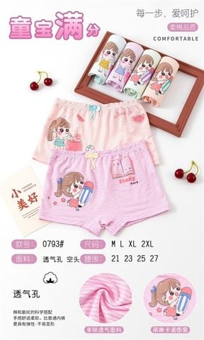  Set 2 chiếc quần chip đùi bé gái size M/L/XL 