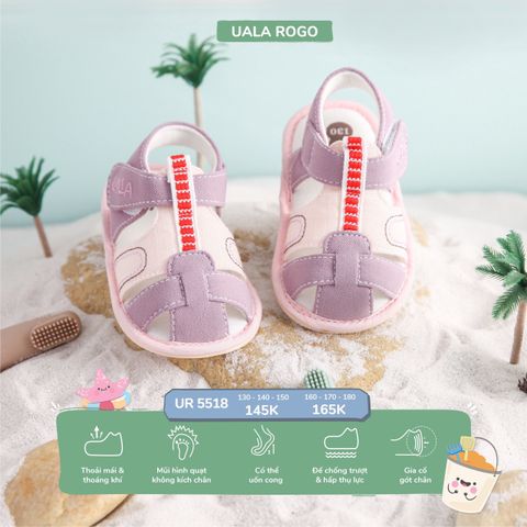  Dép tập đi Uala Rogo quai đan hình thang 5518 