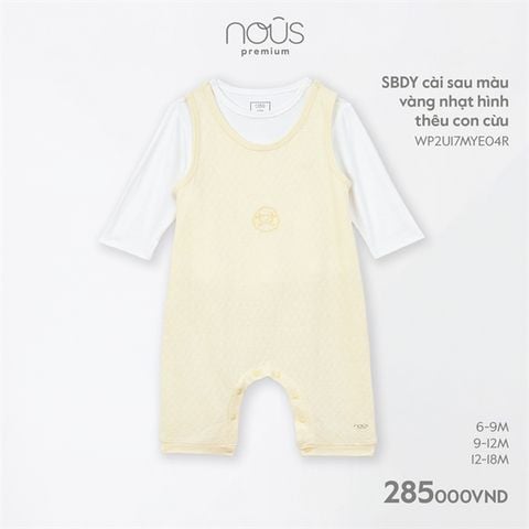  Body yếm CS Nous pre kèm áo DT thêu cừu vàng nhạt 