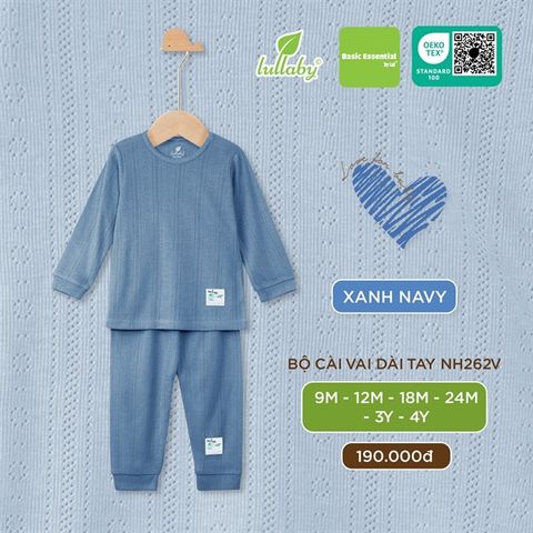  Bộ Dài Tay Cài Vai Lullaby len mongtoghi NH262V 