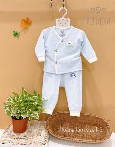  Bộ DTCL Hi Mom nỉ loang tăm thỏ nhiều màu size 1/2/3 
