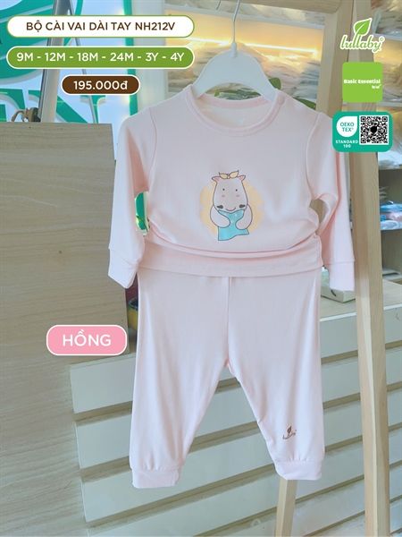  Bộ DTCV Lullaby petit NH212V lợn hồng 