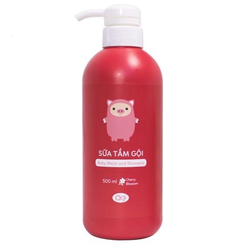 Sữa tắm gội Agi 500ml màu đỏ