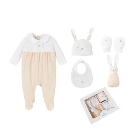  Set quà tặng Nous 5 món phối trắng Newborn Nous 