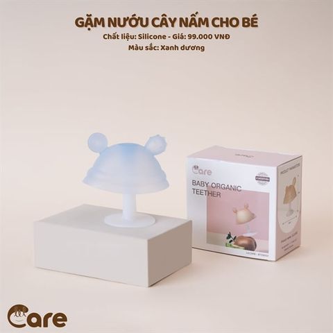  Gặm nướu nấm Little Care silicone eco green 