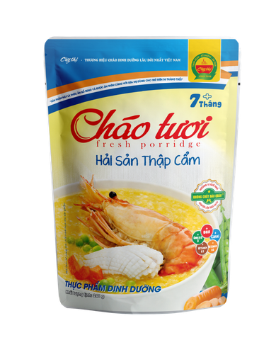 Cháo tươi Cây Thị vị hải sản thập cẩm 240g 7M+