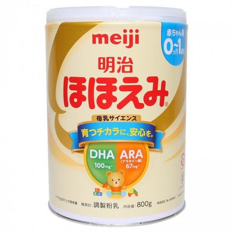  Sữa bột Meiji số 0 nội địa Nhật 800g cho bé 0-12M 
