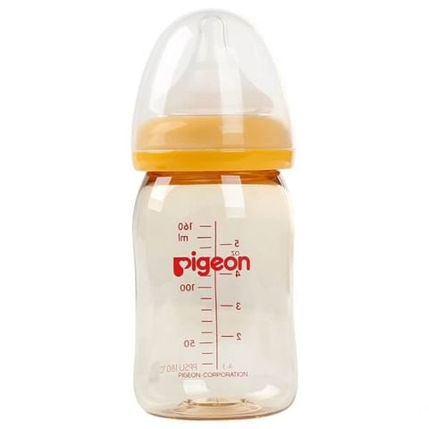  Bình sữa PPSU cổ rộng 160ml Pigeon 