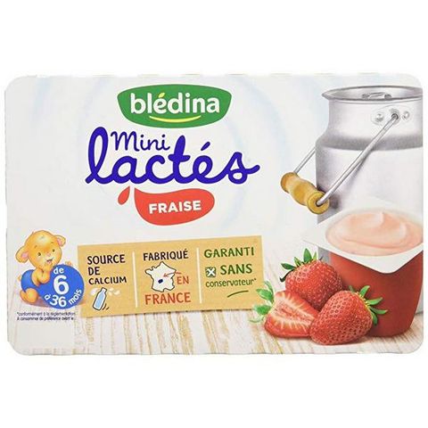  Sữa Chua Bledina Vị Dâu Tây Pháp Cho Bé Từ 6 Tháng Tuổi 