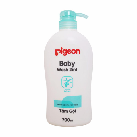  Sữa tắm gội chiết xuất jojoba 700ml Pigeon 