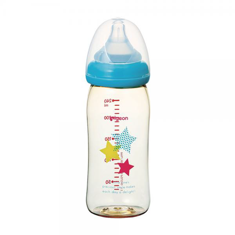  Bình sữa nội địa thú cưng/ngôi sao xanh Pigeon 240ml 