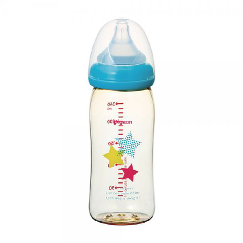  Bình sữa nội địa thú cưng/ngôi sao Pigeon 240ml 