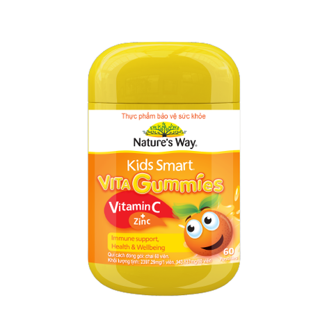  Kẹo Kids smart Vitamin C + kẽm ( 2 tuổi) 