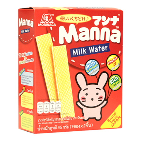  Bánh xốp sữa Morinaga Manna 6M+ 