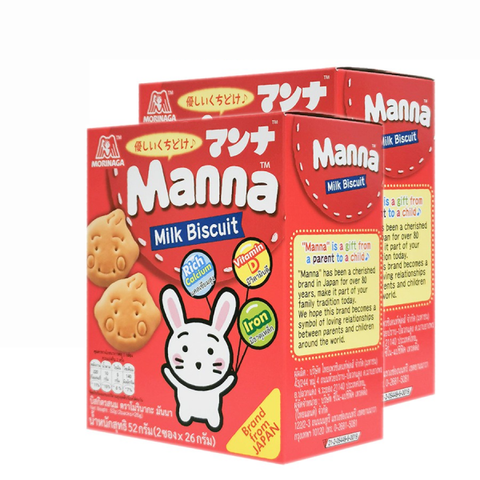  Bánh quy sữa Morinaga Manna 6M+ 