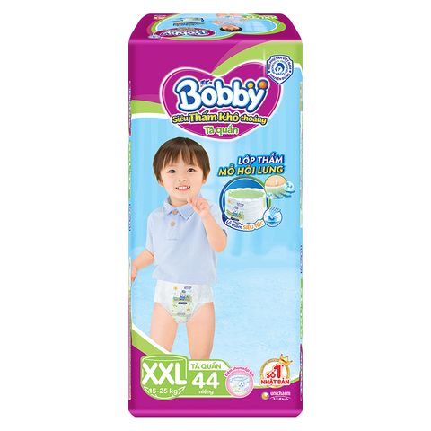 Bỉm quần Bobby size XXL44 (3B/T)
