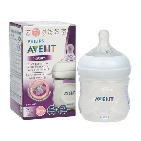  Bình sữa 125 ml Natural đơn Avent 