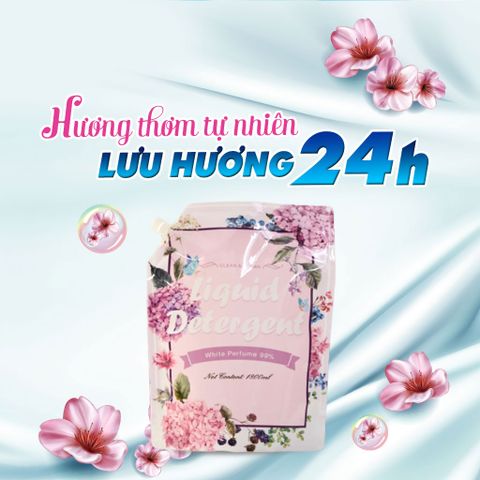  Nước giặt Clean & Clean Thái Lan túi 1,8L( mua 1 Tặng 1) 