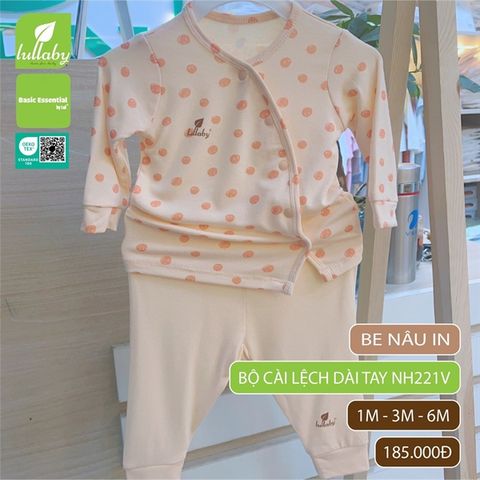  Bộ DTCL Lullaby petit NH221V be nâu in 