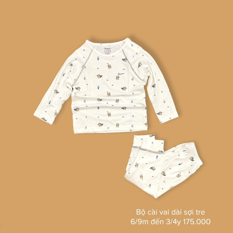  Bộ Dài Tay Cài Vai Avaler các hình AV075 size 6M- 4Y 