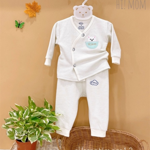  Bộ DTCL Hi Mom nỉ loang tăm thỏ nhiều màu size 1/2/3 