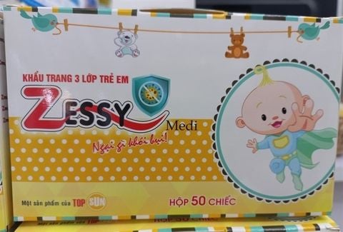 Khẩu trang y tế TE Zessy 3 lớp hộp 50c